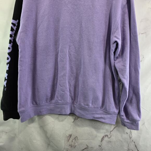 Kuromi Sanrio Sweatshirt Women Small Purple Crew Pullover Hello Kitty Hot Topic - Picture 7 of 9